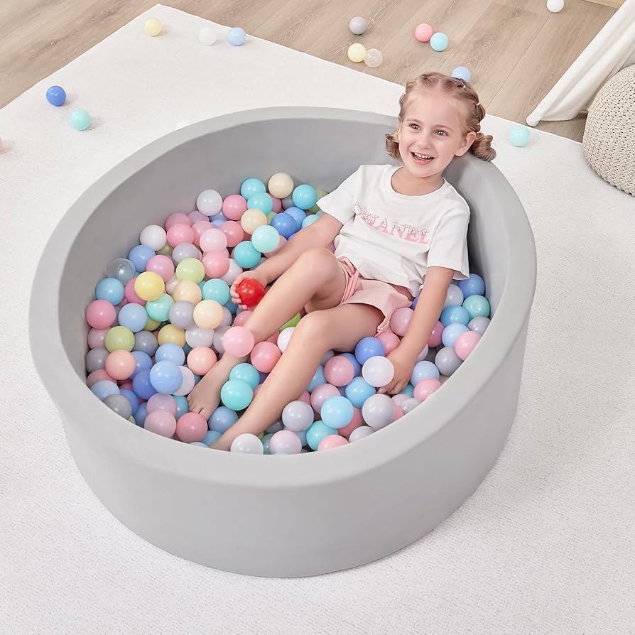 Kidkii ボールプール サークルベルベットマーブル WEIMALL ベビーサークル ボールプール ボールハウス 直径90cm