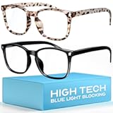 livho High Tech Blue Light Glasses - Advanced Blue Light Blocking Computer Glasses - Screen Fatigue & UV Protection