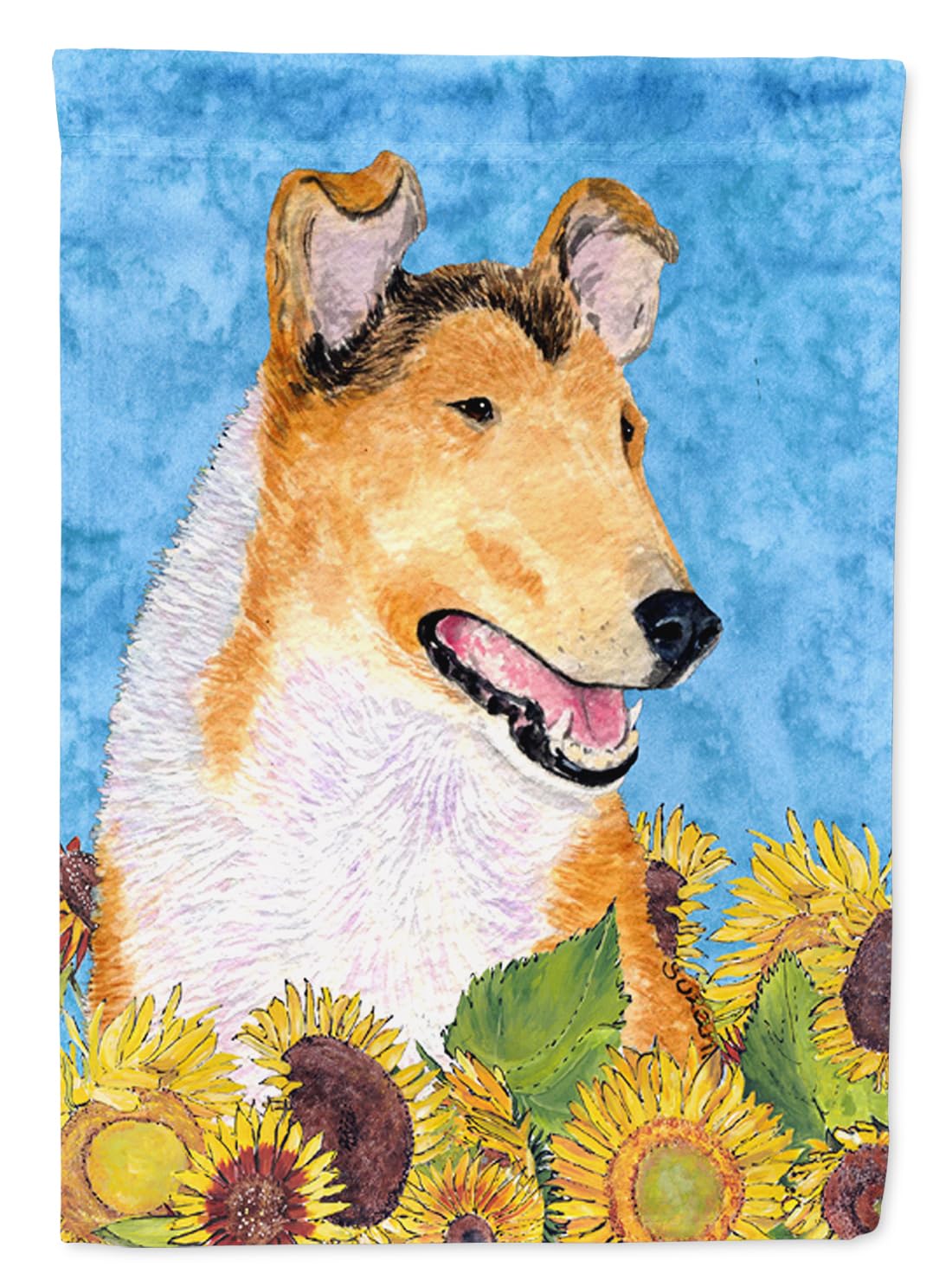 Drapeau de jardin Collie Smooth Caroline's Treasures SS4239GF taille S coloré