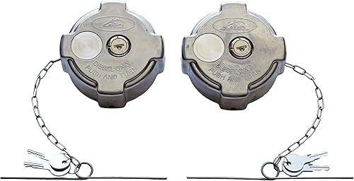 Carretera superior camión partes 1/4 vuelta bloqueo aluminio diesel tapa de combustible para camiones Freightliner con llave igual par