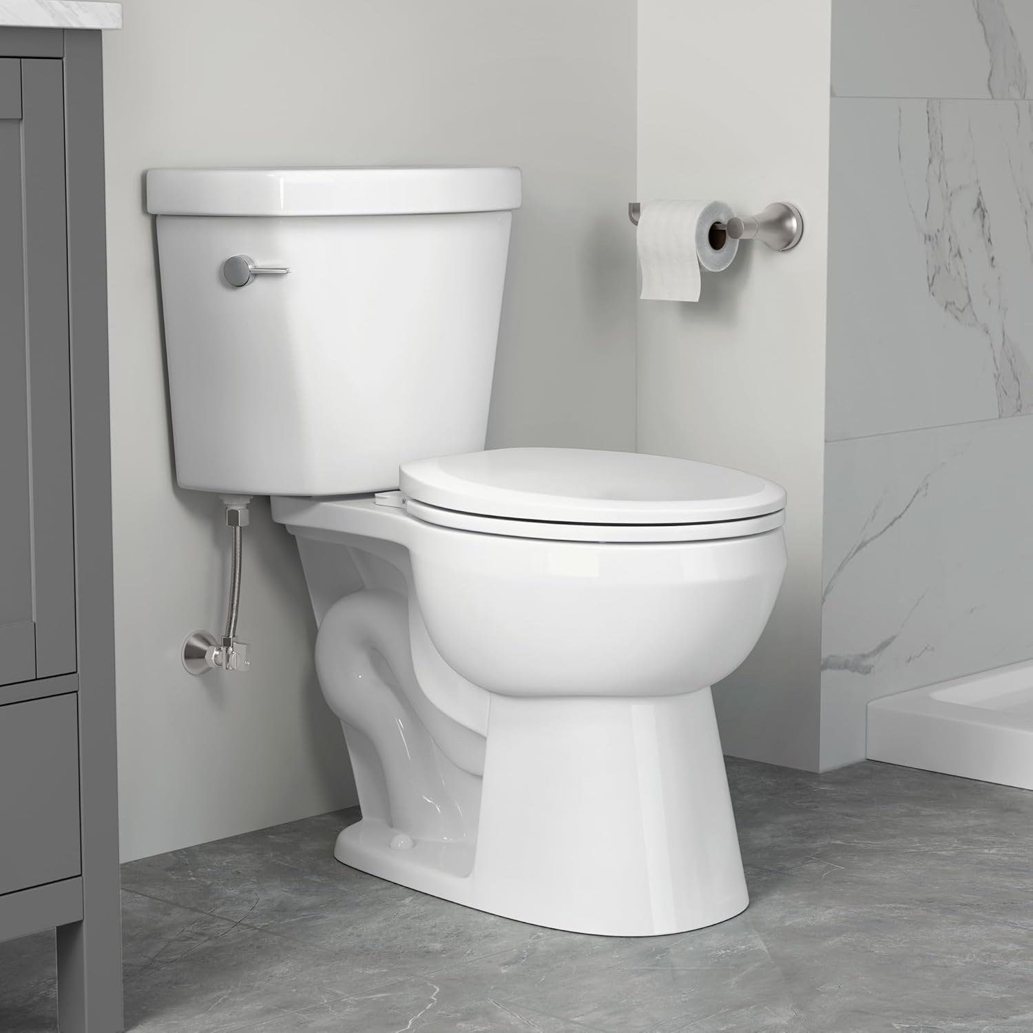 PROFLO PF3712DF Camden 1.28 GPF Dual Flush Toilet Tank Only with Left-Hand Trip Lever - White