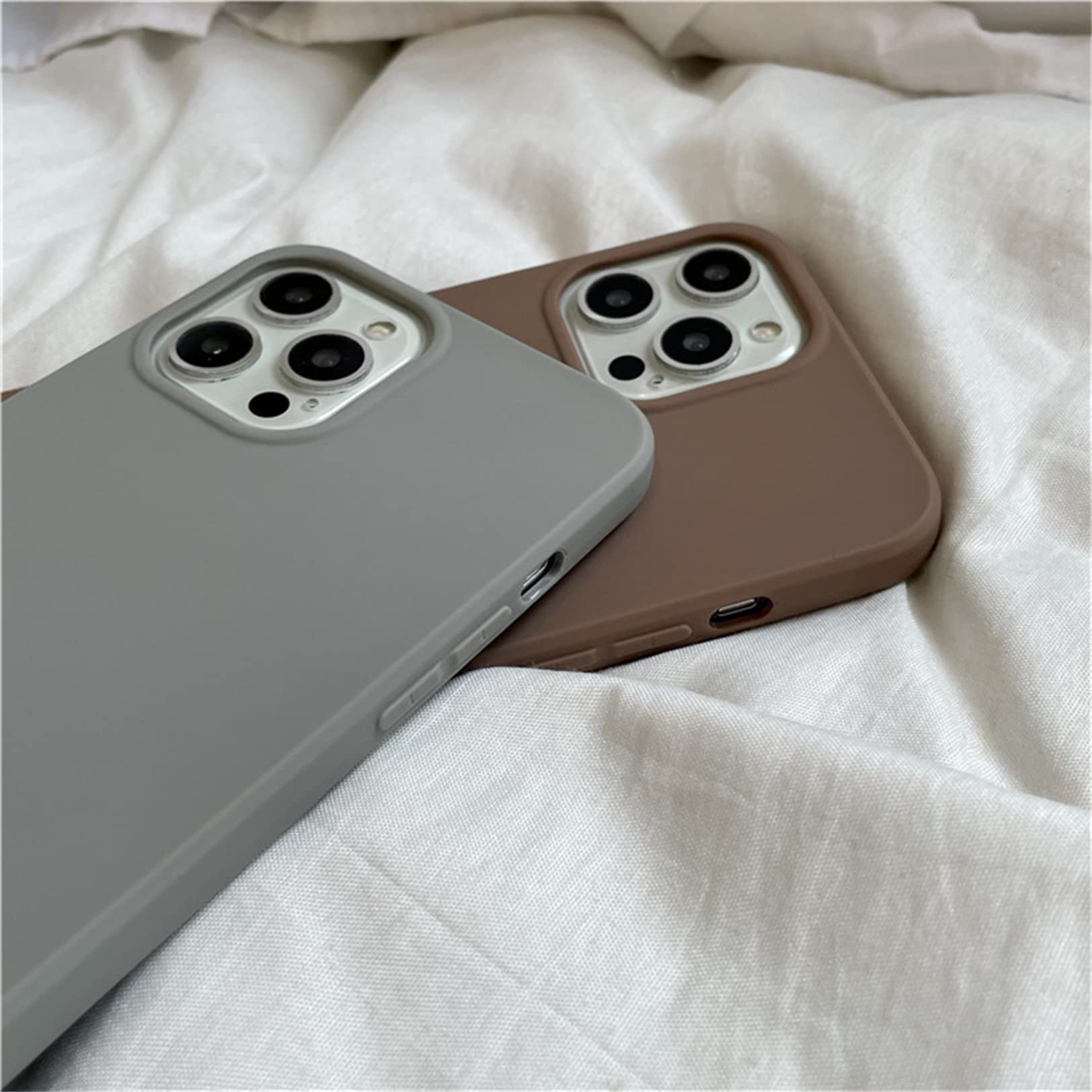 Coque IPhone 13 Avec Cordon De Collier En Silicone Liquide, étui Stylé