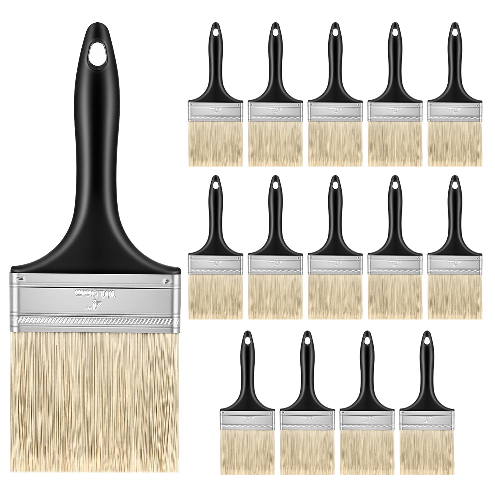 Pinceaux plats de 10,2 cm SOUJAP pour couvrir rapidement les grandes surfaces sans fatigue