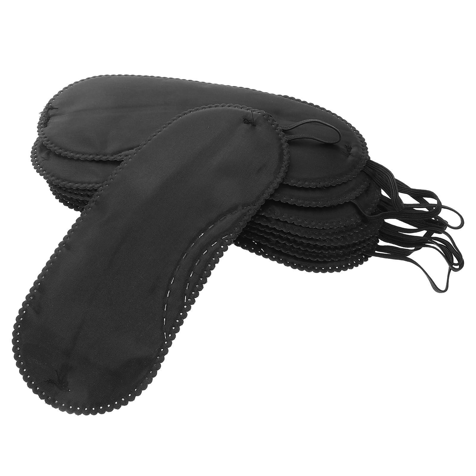 Maschera per Occhi con Cinturino Regolabile ed Elastico Nero 12 Pezzi per Giochi da Tavolo Morbida e Confortevole per Feste e Riunioni di Famiglia