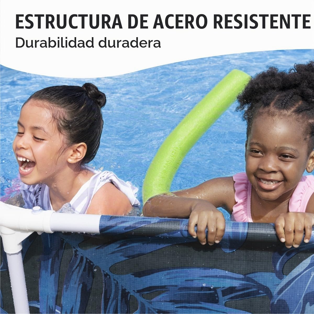 BESTWAY Piscina Desmontable Steel Pro 366x201x66 cm Capacidad de 4.062 litros, Azul