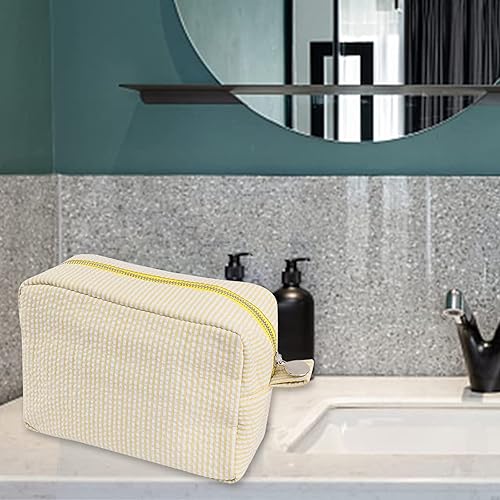 Miniatura 6 de Bolsa de cosméticos de sirsaca, bolsa de maquillaje grande de viaje con cierre de cremallera, organizador de cosméticos de sirsaca para mujeres