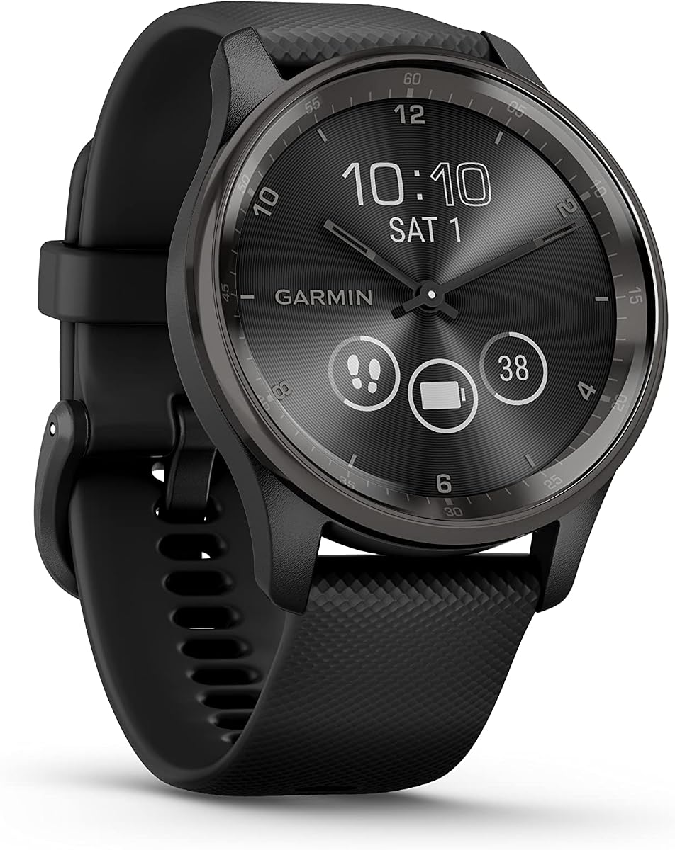 vívomove® Trend, Stylish Hybrid Smartwatch, 40mm, Black | Classic Analog Style and Essential Smart Features, Smartphone Notifications, Hidden Touchscreen Display