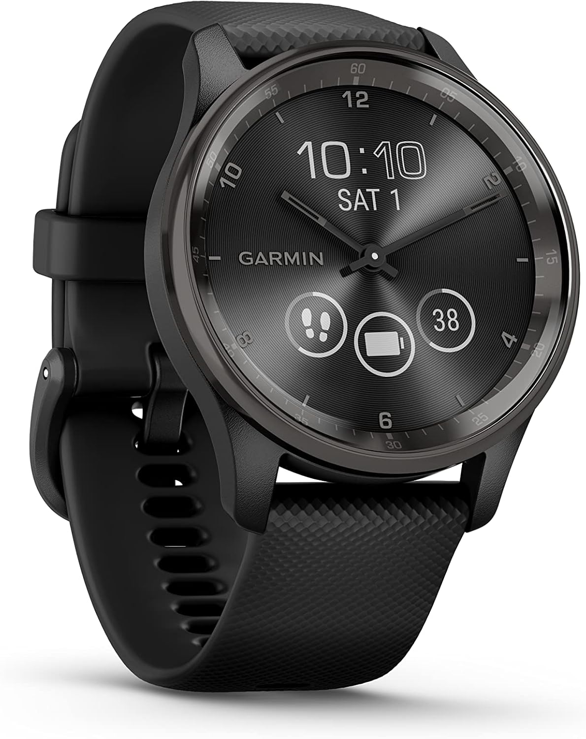 vívomove® Trend, Stylish Hybrid Smartwatch, 40mm, Black | Classic Analog Style and Essential Smart Features, Smartphone Notifications, Hidden Touchscreen Display