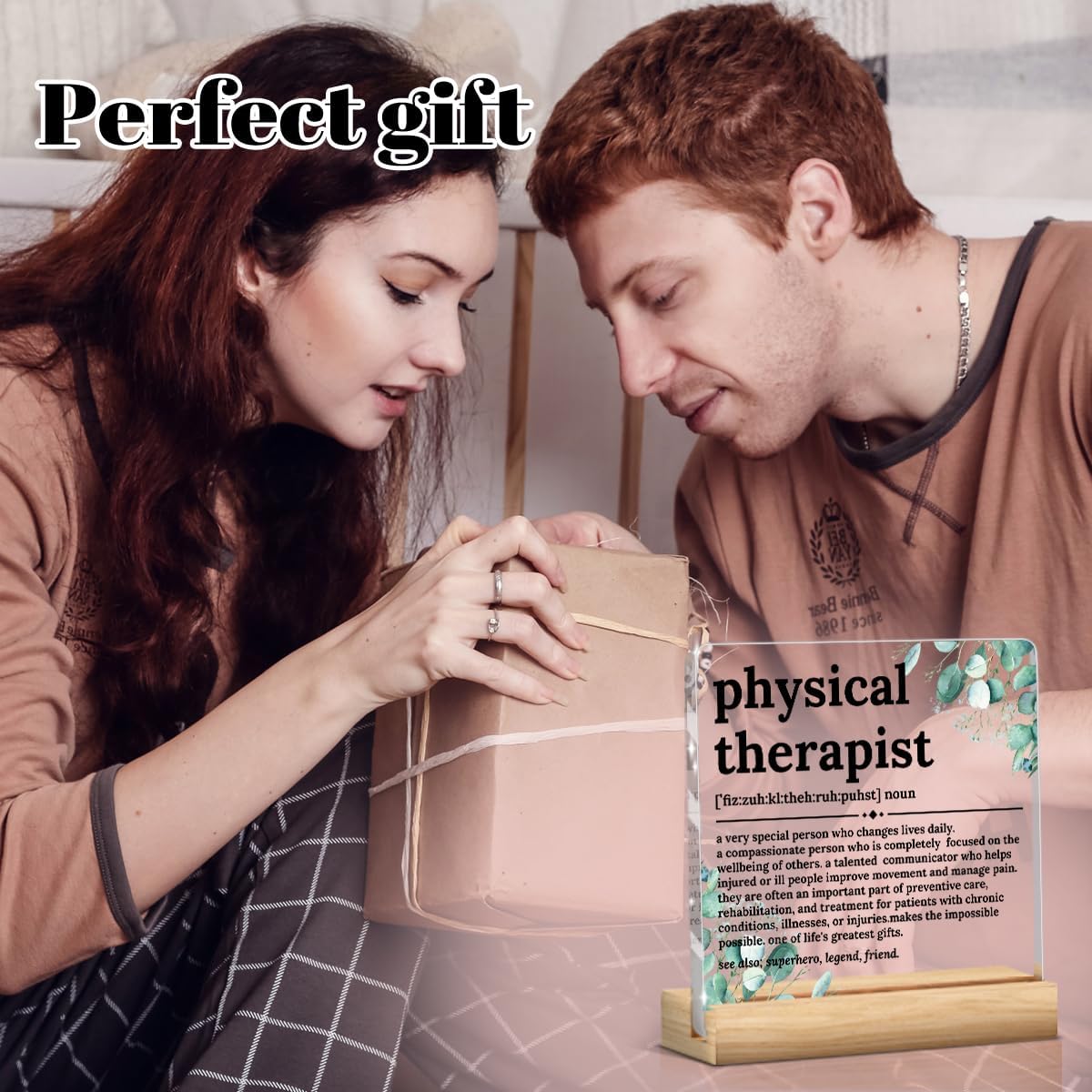 Physical Therapy Gifts,Physical Therapist Gifts for Women Men,Appreciation Gift for Therapist Desk Table Shelf Acryic Decor - Image 6