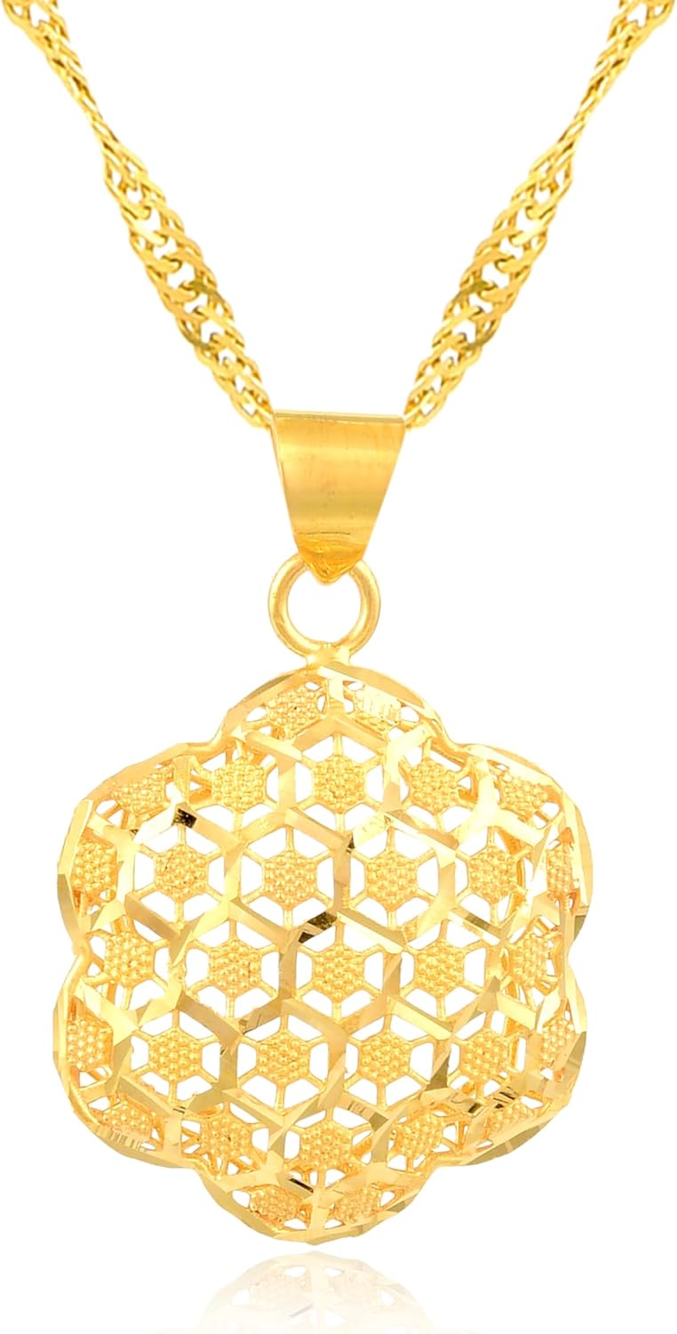 Bafleh Jewellery Add a touch of charm with a 21 karat gold pendant