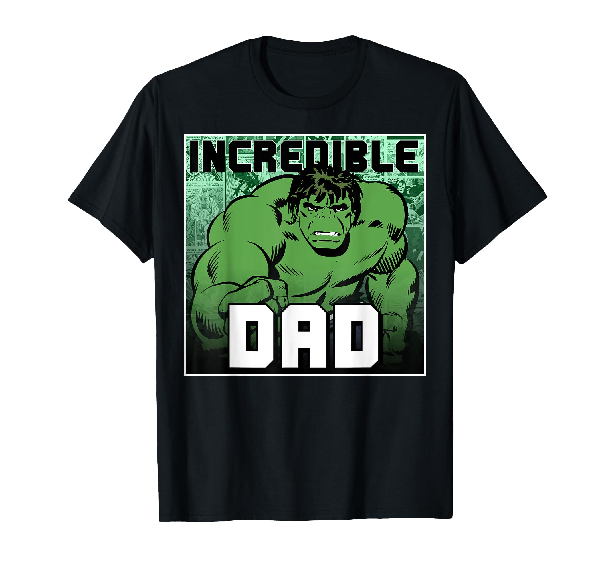 Marvel Comics Avengers Father's Day Hulk Incredible Dad T-Shirt