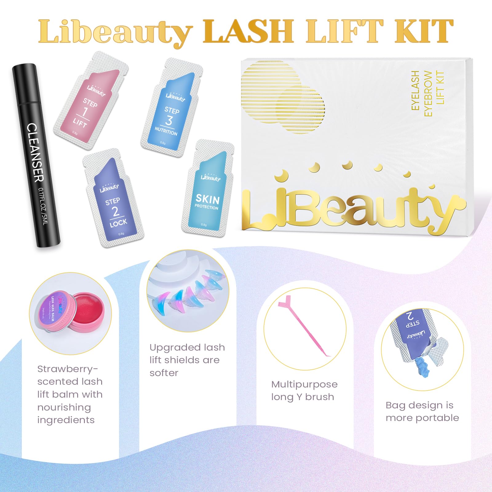 Libeauty Updated Lash Lift Kit, Eyelash Perming Kit, Lash Perm Kit with Lash Lift Balm - Image 2
