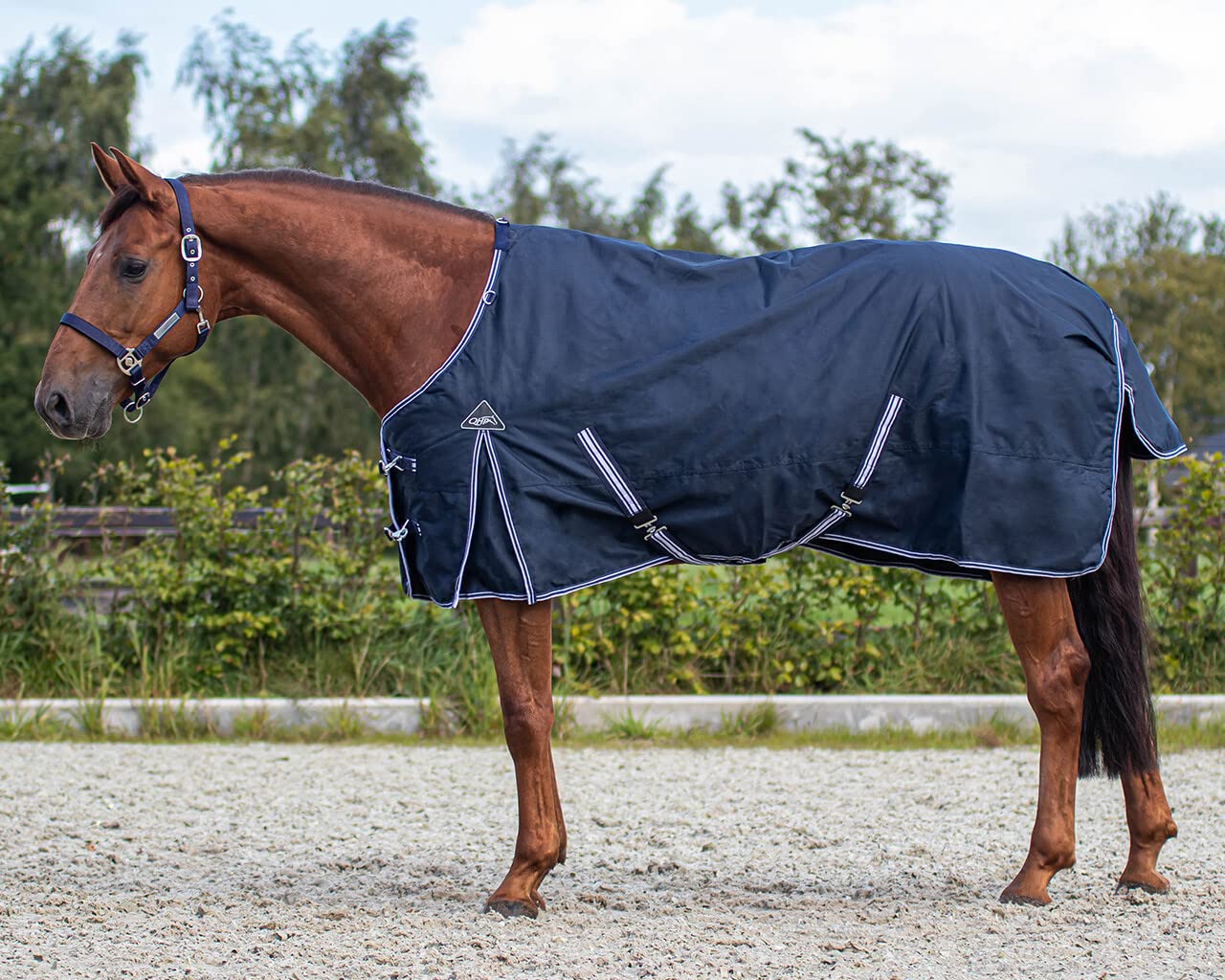 QHP Manta para Caballos de Exterior Luxury