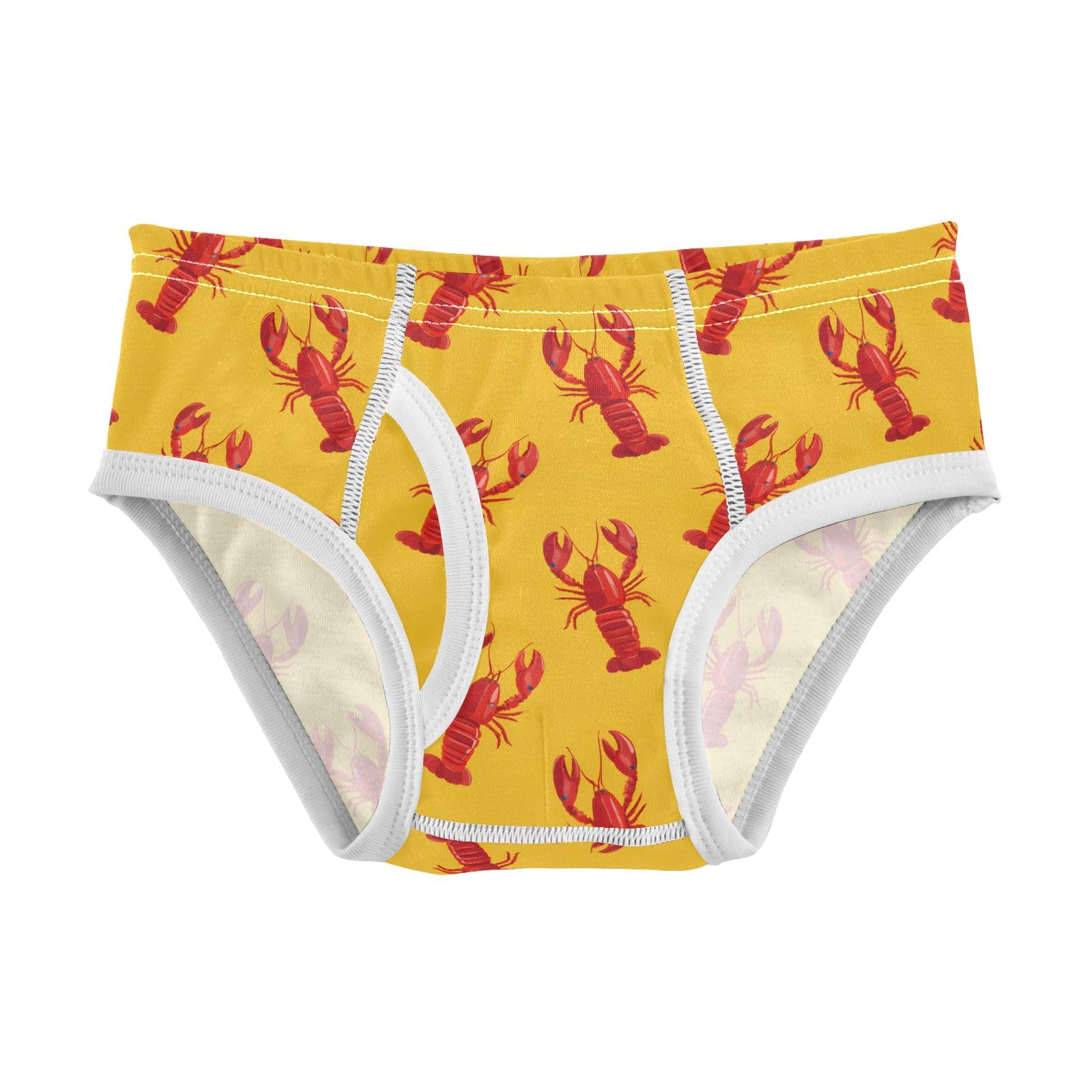 senya Baby Toddler Boys Underwear Kids Exclusive Boxer Briefs Comfort 2T Lobster Yellow