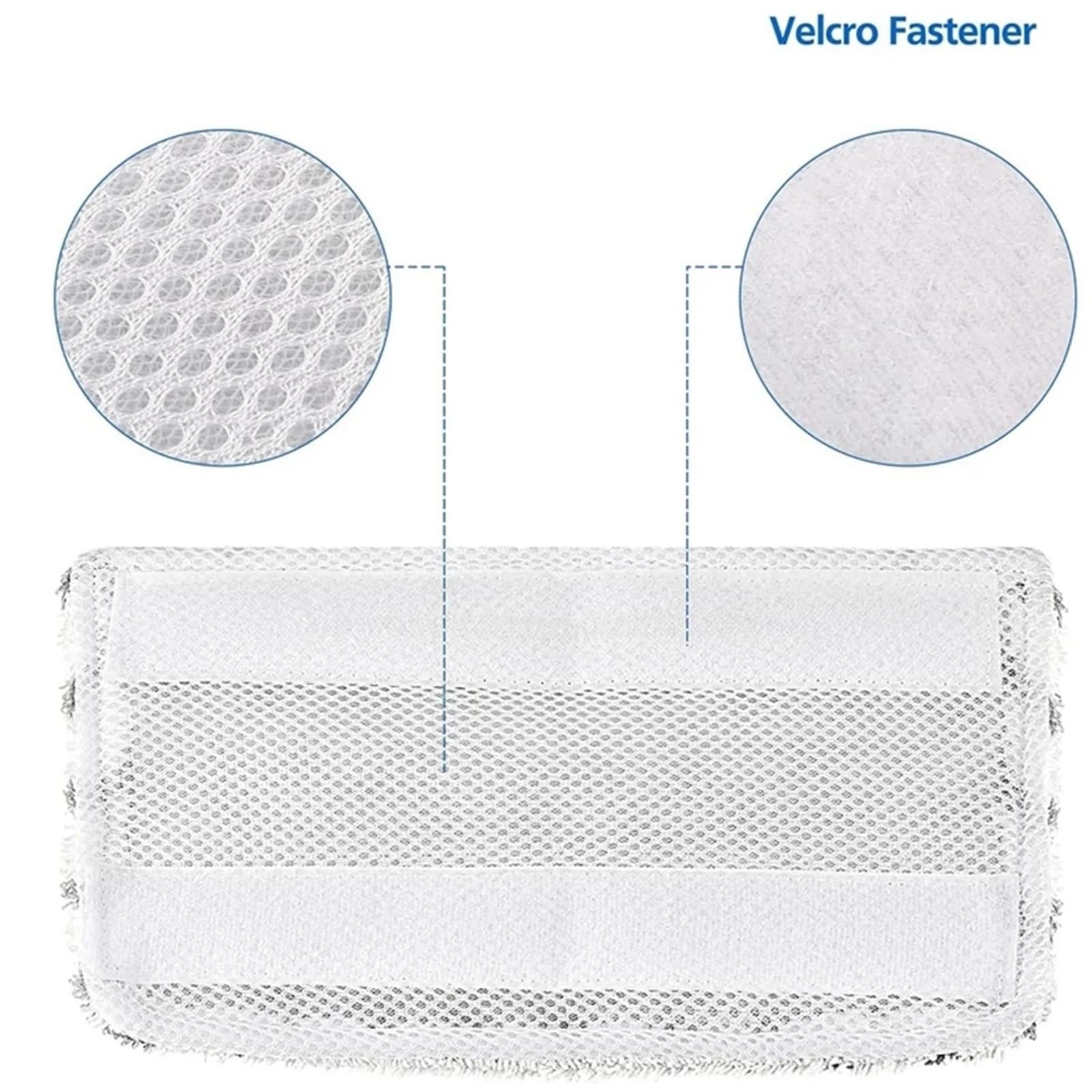 Cuscinetto Sostitutivo for Scopa A Vapore Cuscinetto Detergente Morbido Lavabile Riutilizzabile In Microfibra, Compatibile Con Shark, Scopa A Vapore Ad Assorbimento Forte(12pcs)