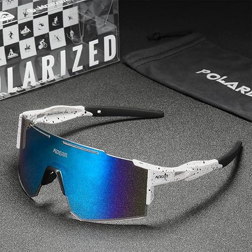 Miniatura 6 de Gafas de sol polarizadas deportivas para hombres y mujeres, gafas de sol de protección UV 400 para ciclismo, esquí, conducción