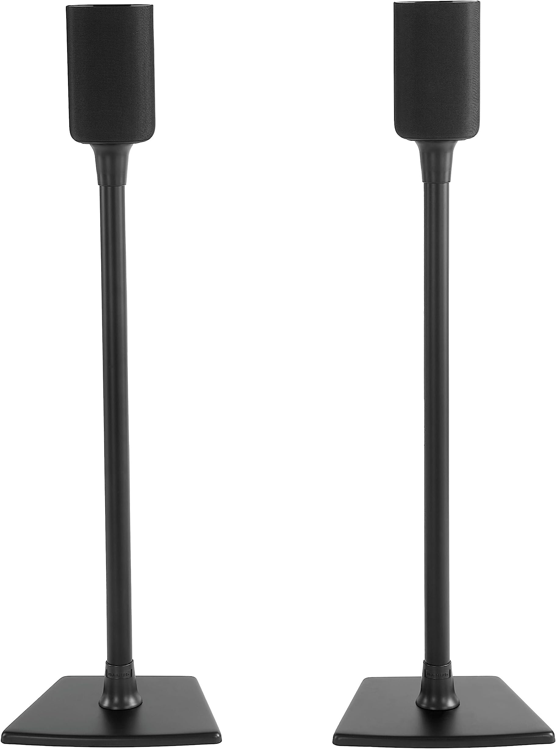 Speaker Stands for Roku Wireless - Fixed Height Speaker Stands Pair Designed Exclusively for Roku Soundbar & Sound System - Includes Carpet Spikes & Rubber Pads