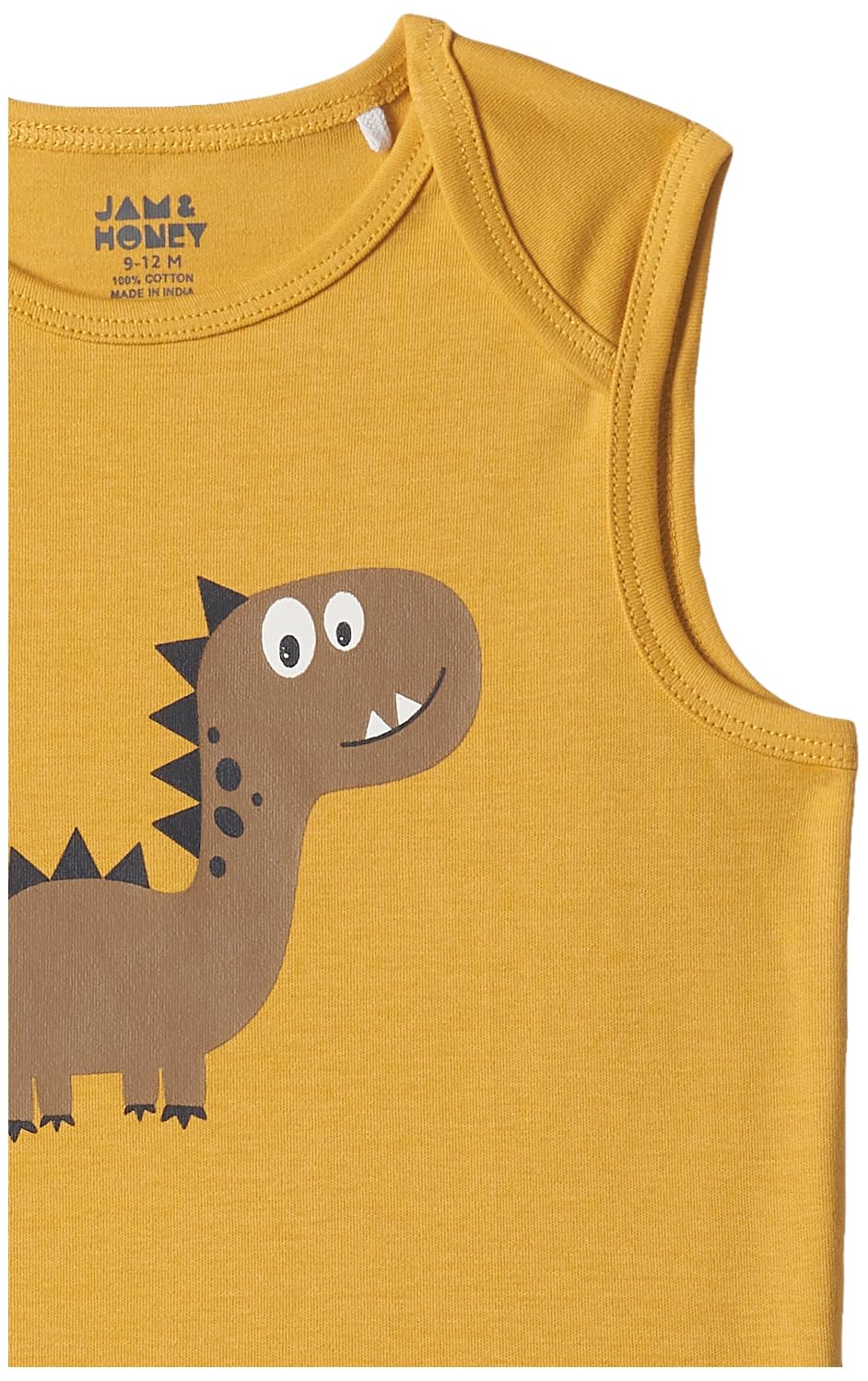 Amazon Brand - Jam & Honey Kids Baby Casual Style Rompers 100% Cotton Pack Of 1, 2 & 3 | New Born Baby Clothes - 0 To 24 Months, Yellow offers donot miss