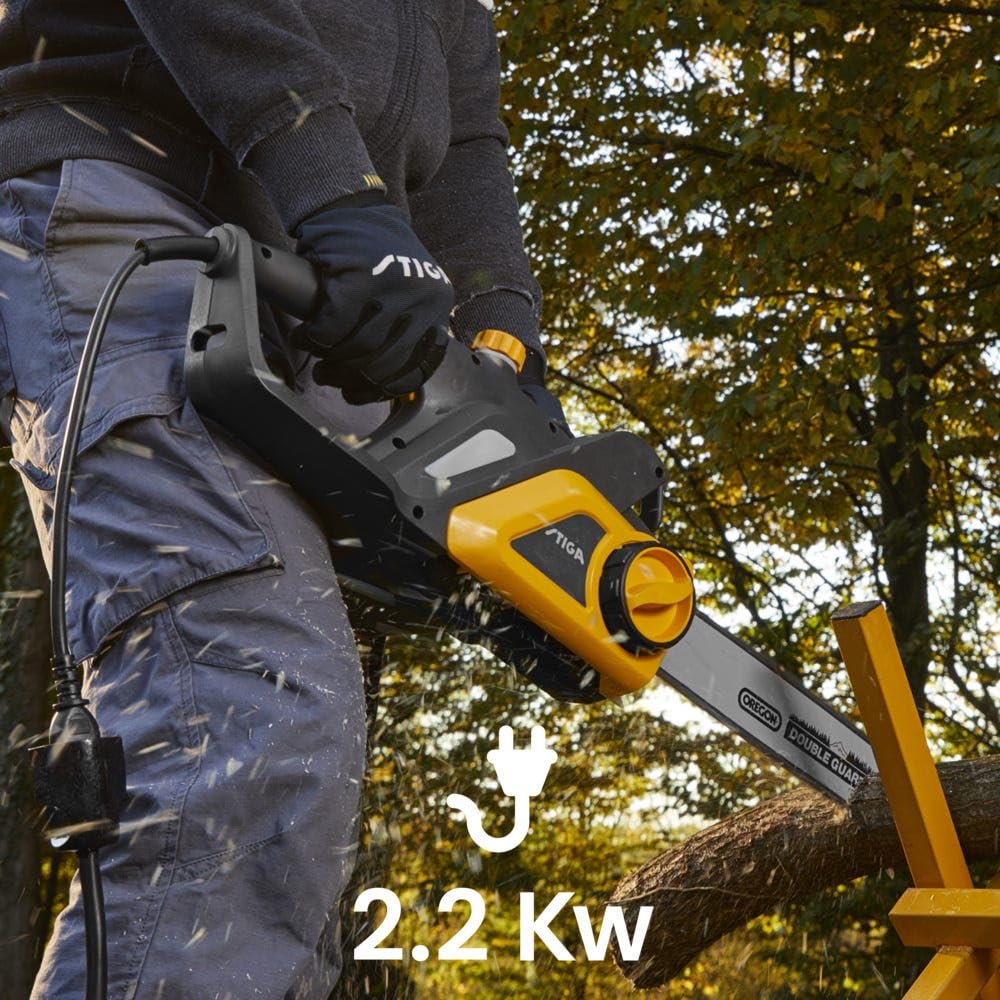 STIGA CS 122c 16 elektryczna piła łańcuchowa, 2200 W, długość miecza 400 mm