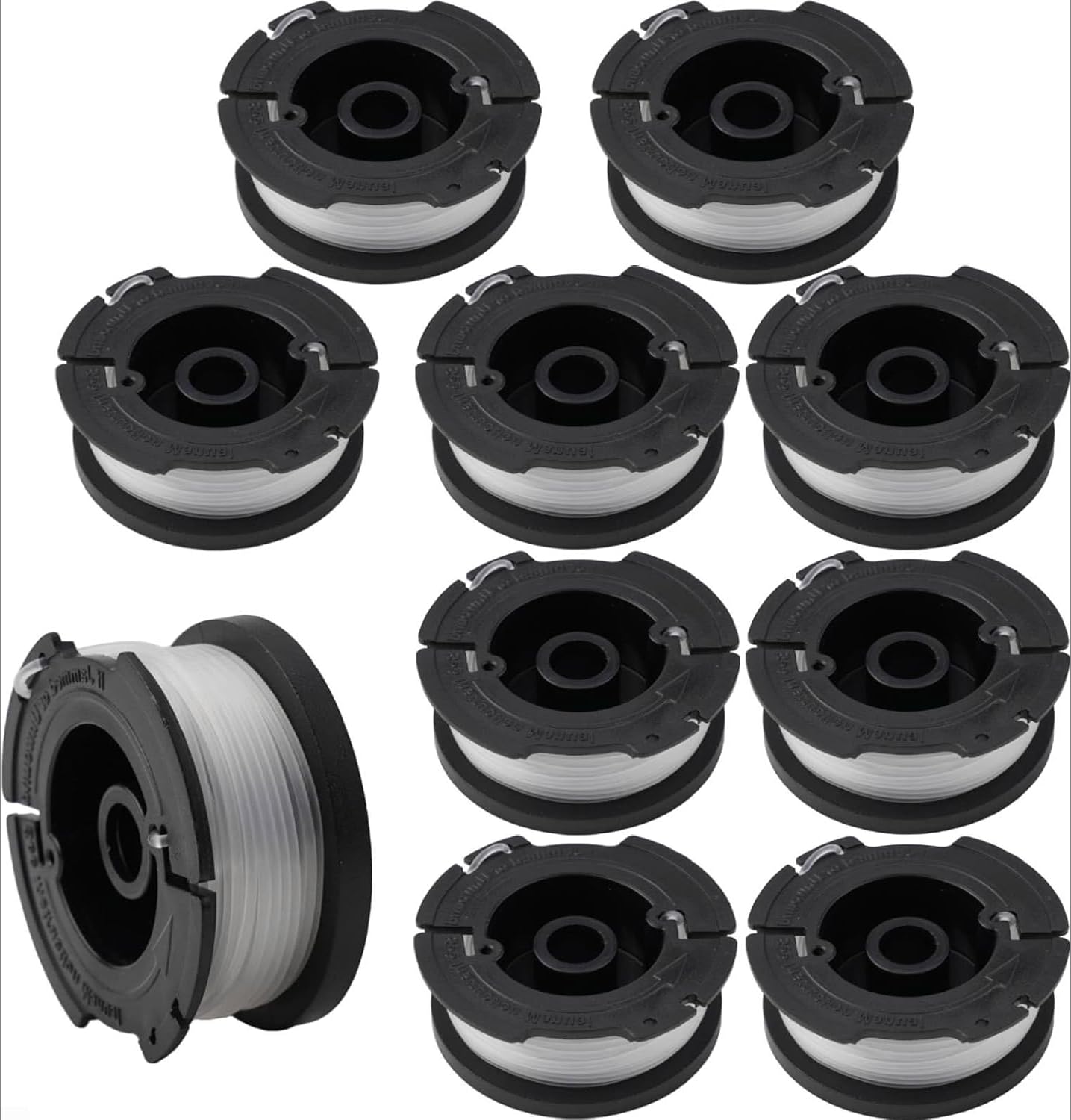 StarRing 1/2/5/10/20 pcs Strimmer Spool Line for Black & Decker BESTA525 BESTA528 BESTA530 BESTE630 BD032,Autofeed Spools Replacement Trimmer Refills (10PCS)