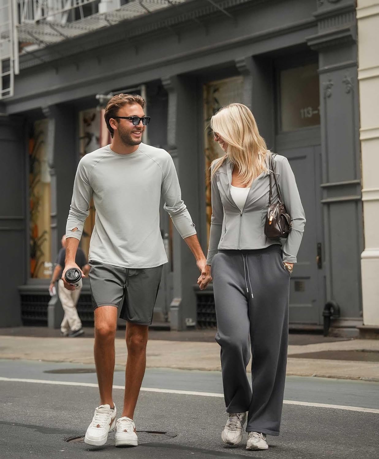 BRXL Thick Cotton Wide Leg Sweatpants for Tall Women 4 Pockets Winter Thermal Warm Baggy Pull On High Waisted Sweat Pants - Image 3