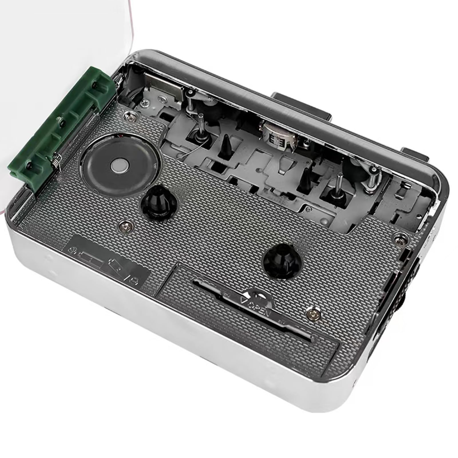 Dwukanałowy Stereofoniczny Przenośny Przezroczysty Konwerter MP3 Odtwarzacz Kasetowy USB2.0, Czysta jakość Dźwięku, łatwy Transfer, Lekka Konstrukcja, Mocne Odtwarzanie Dźwięku,