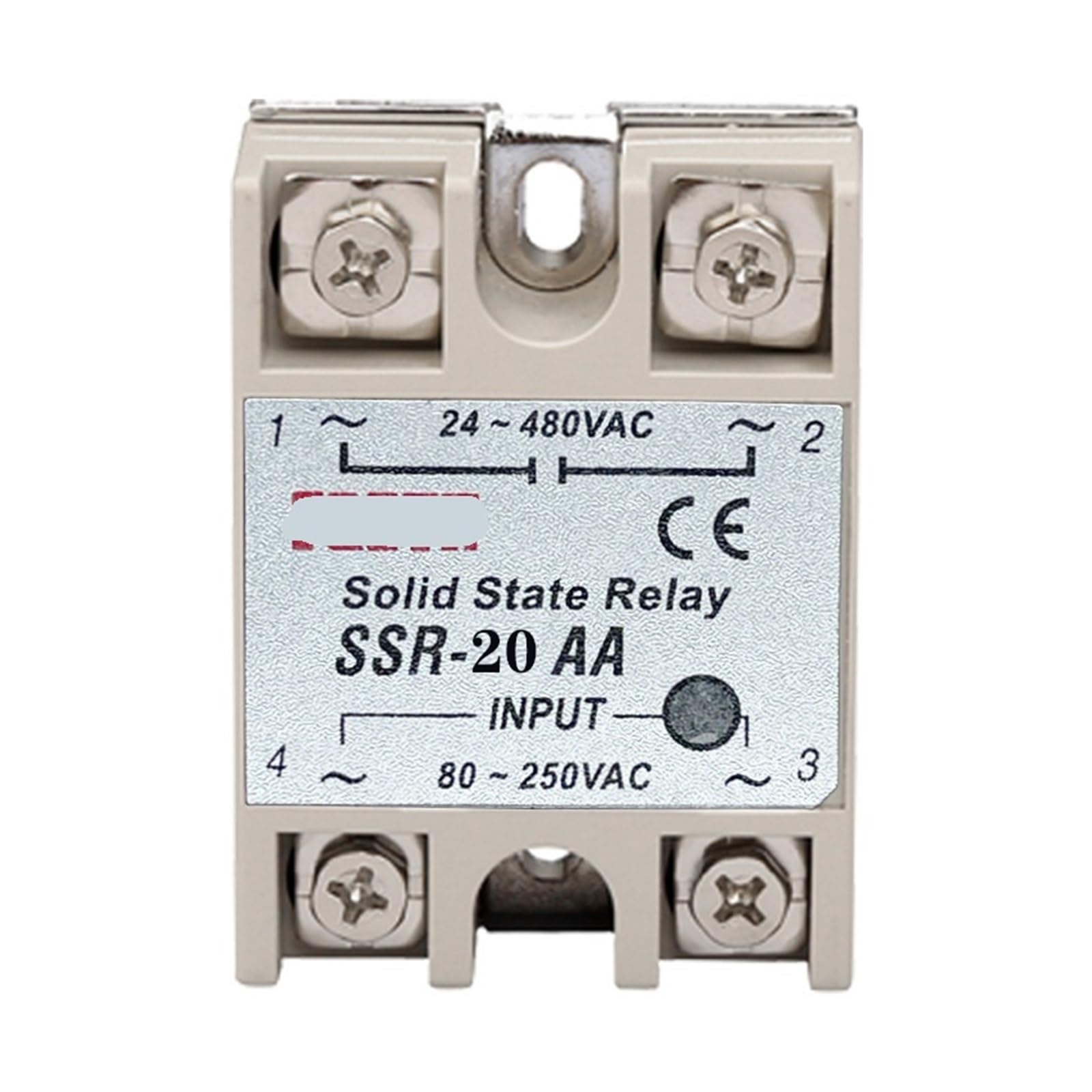 Relais SSR25AA monophasé de classe B pour éliminer l'usure mécanique en 220V