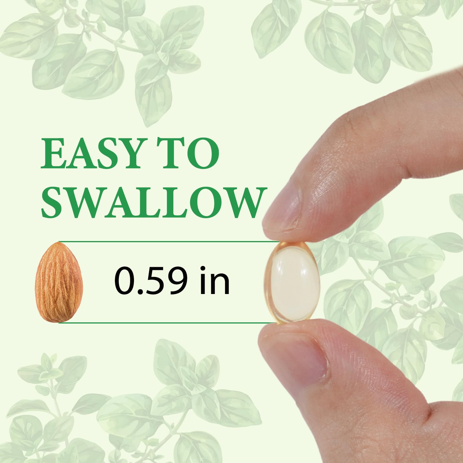 Capsule di olio di origano di Olio di semi neri, 2 in 1 6000 mg olio di origano con 200 mg di olio di semi neri con 165 mg di carvacrolo