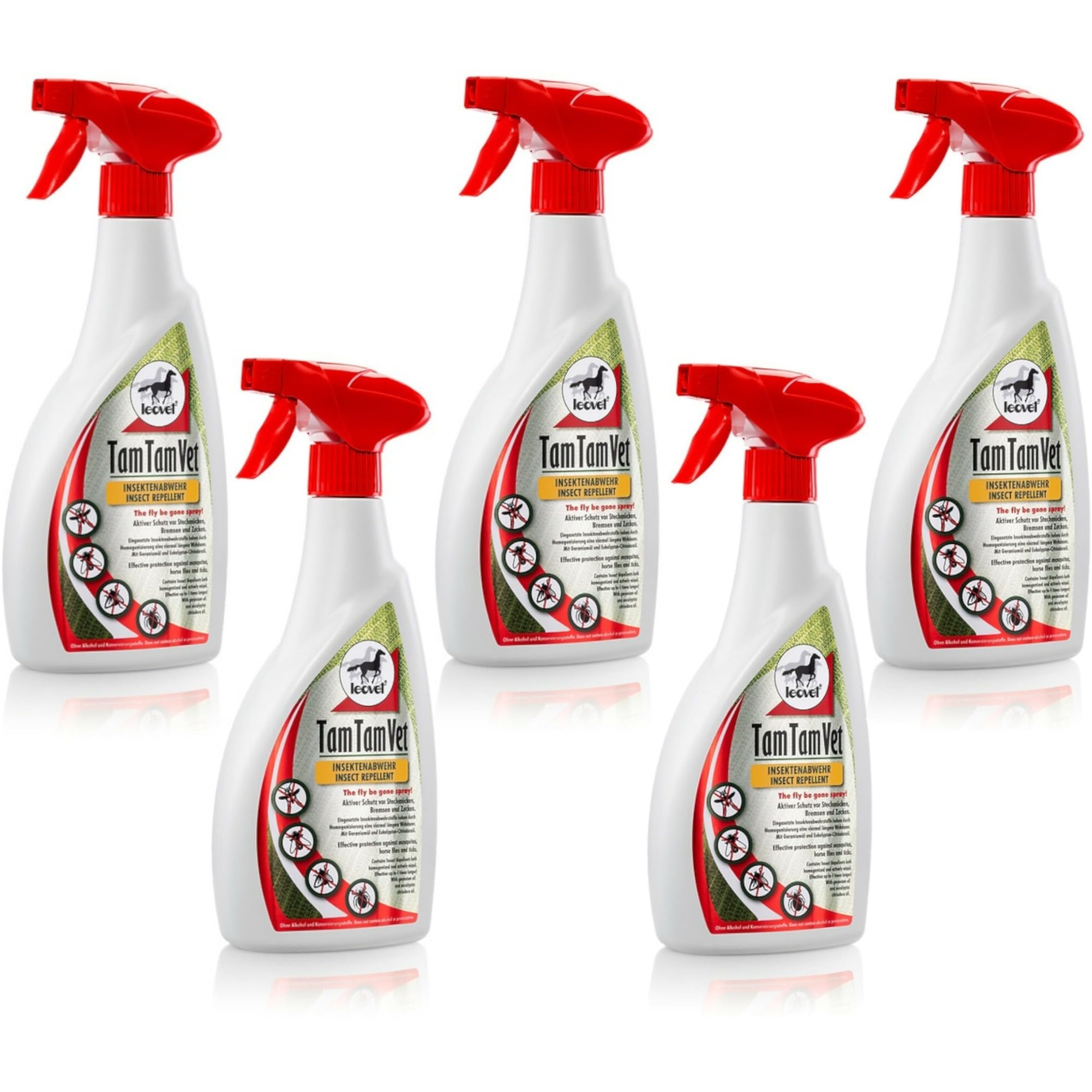 RL24 leovet - Tam Tam Vet – 5 x 550 ml Sprühflasche (5er Set)