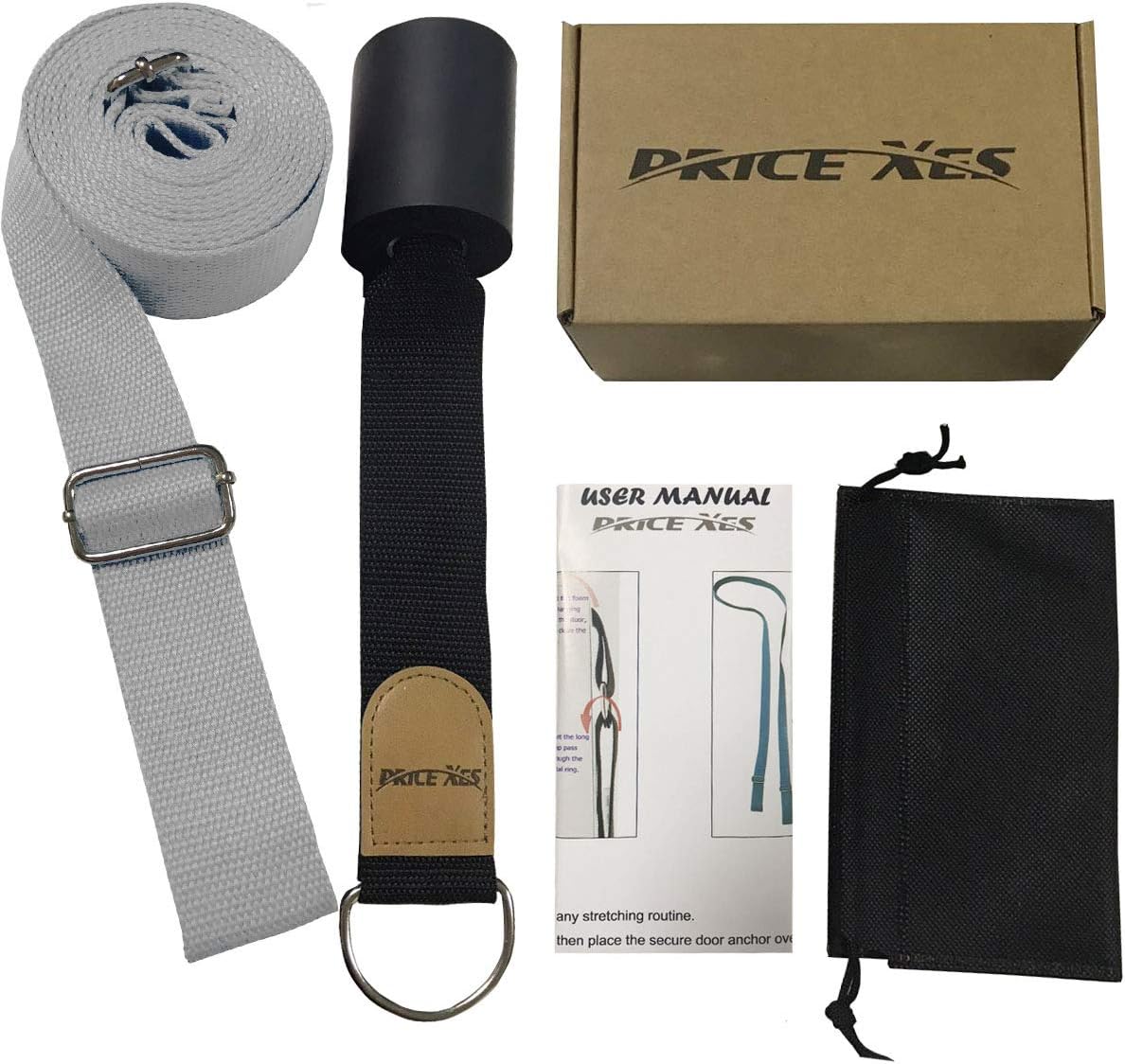 Leg Stretcher, Get More Flexible With The Door Flexibility Trainer, Premium stretching equipment for ballet, dance, gymnastics, taekwondo & MMA. Your own portable stretch machine! – INPAY (grey)