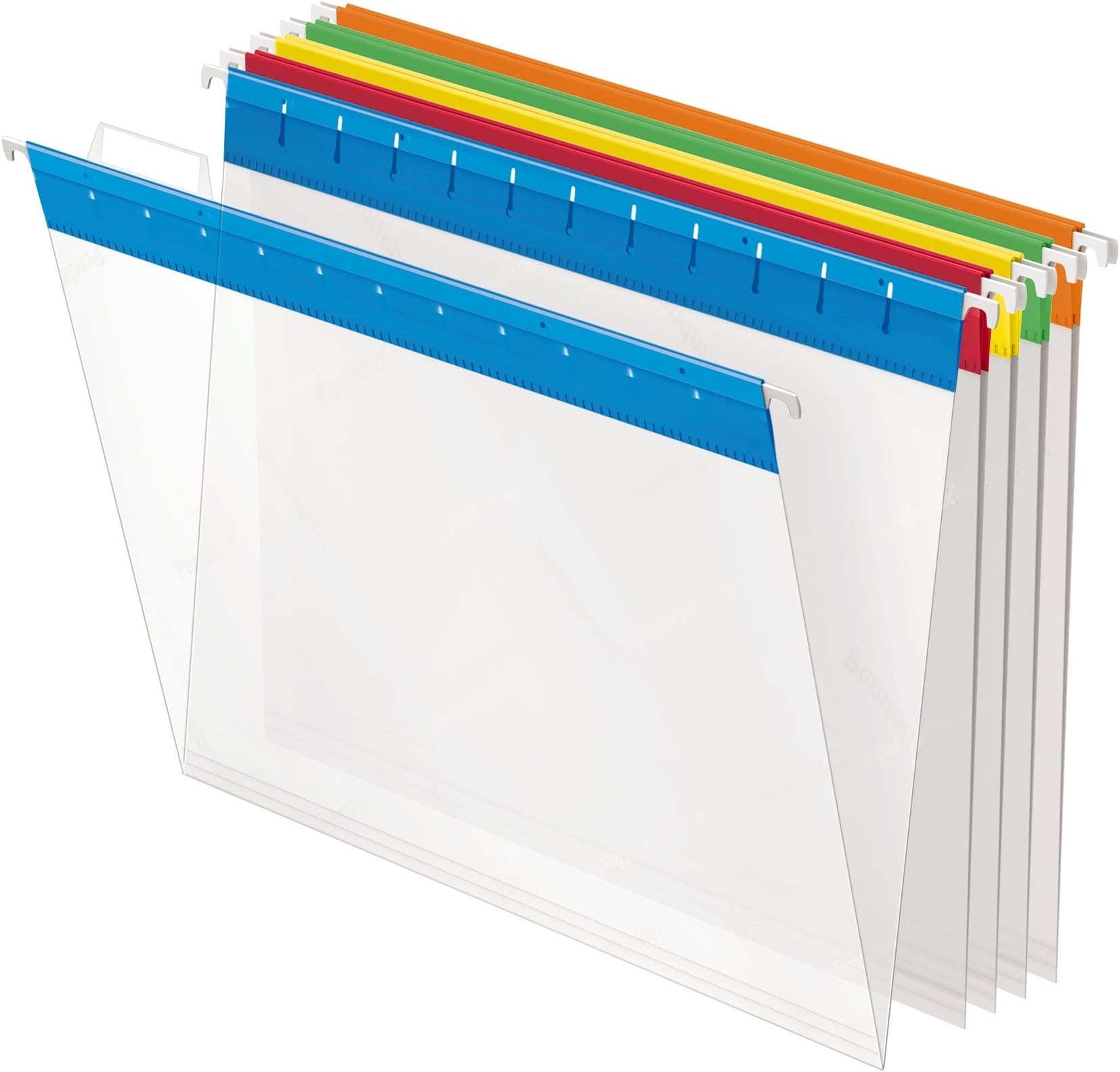 Staples 645587 Poly Hanging File Folders 5Tab Letter Size