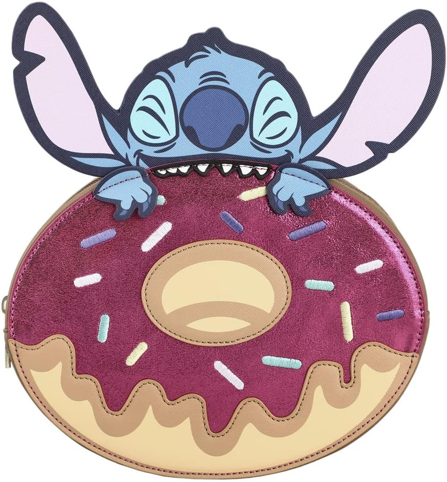 Bioworld Disney Stitch Donut Cosmetic Bag