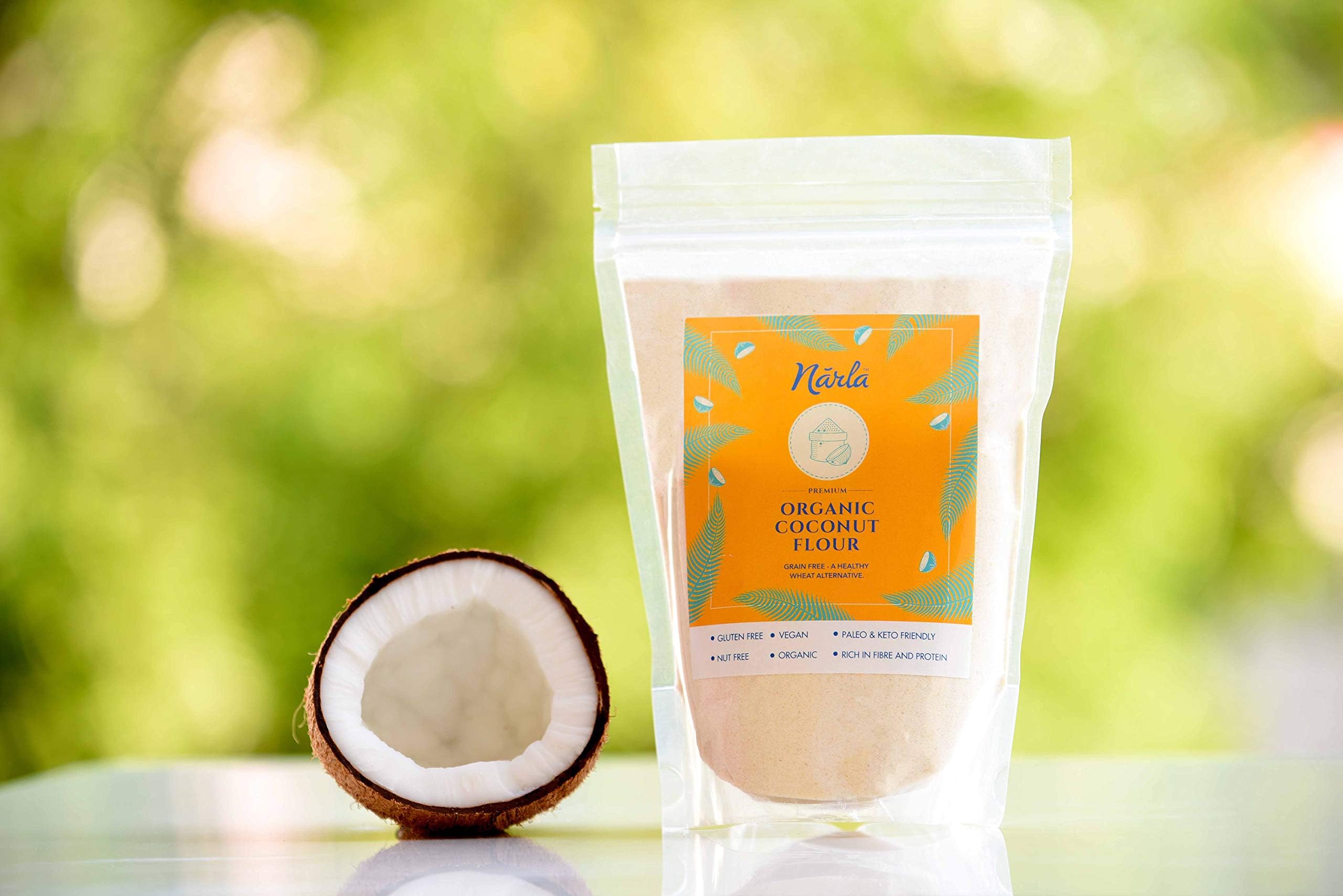 Narla Premium Organic Coconut Flour, 250 GMS, [Baking, Keto Friendly]