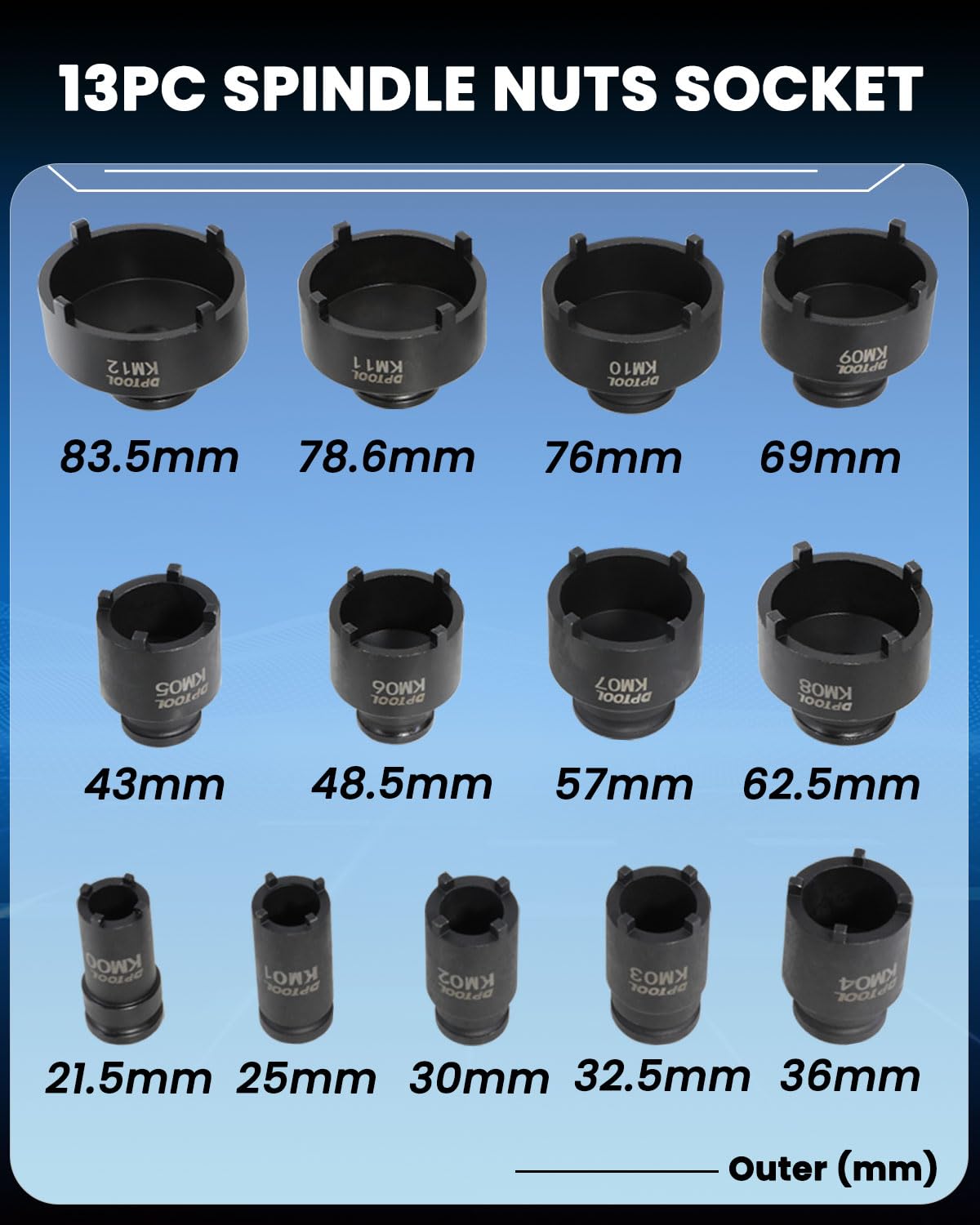 Topeak 8mm Binnenzeskant Socket voor Hummer 2 en Hexus X