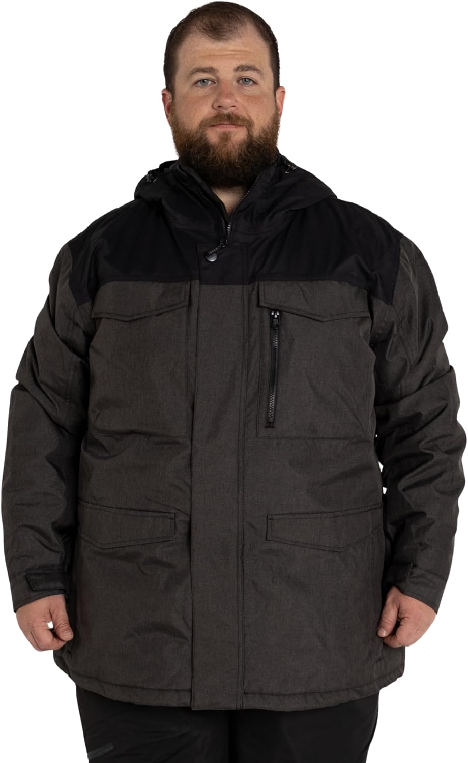 Snow Country Outerwear Men's Big Sizes 2Xl-7XL Insulated Parka Coat Traverse