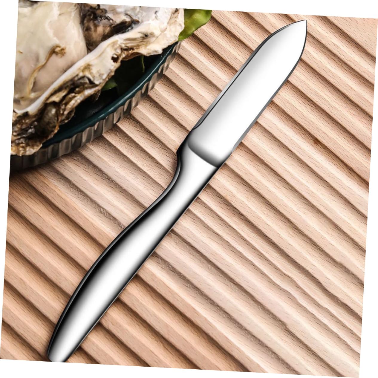 3piezas Cortador De Ostras Multifuncional De Inoxidable Mango Ergonómico Herramienta De Para Cocina Para Restaurantes y