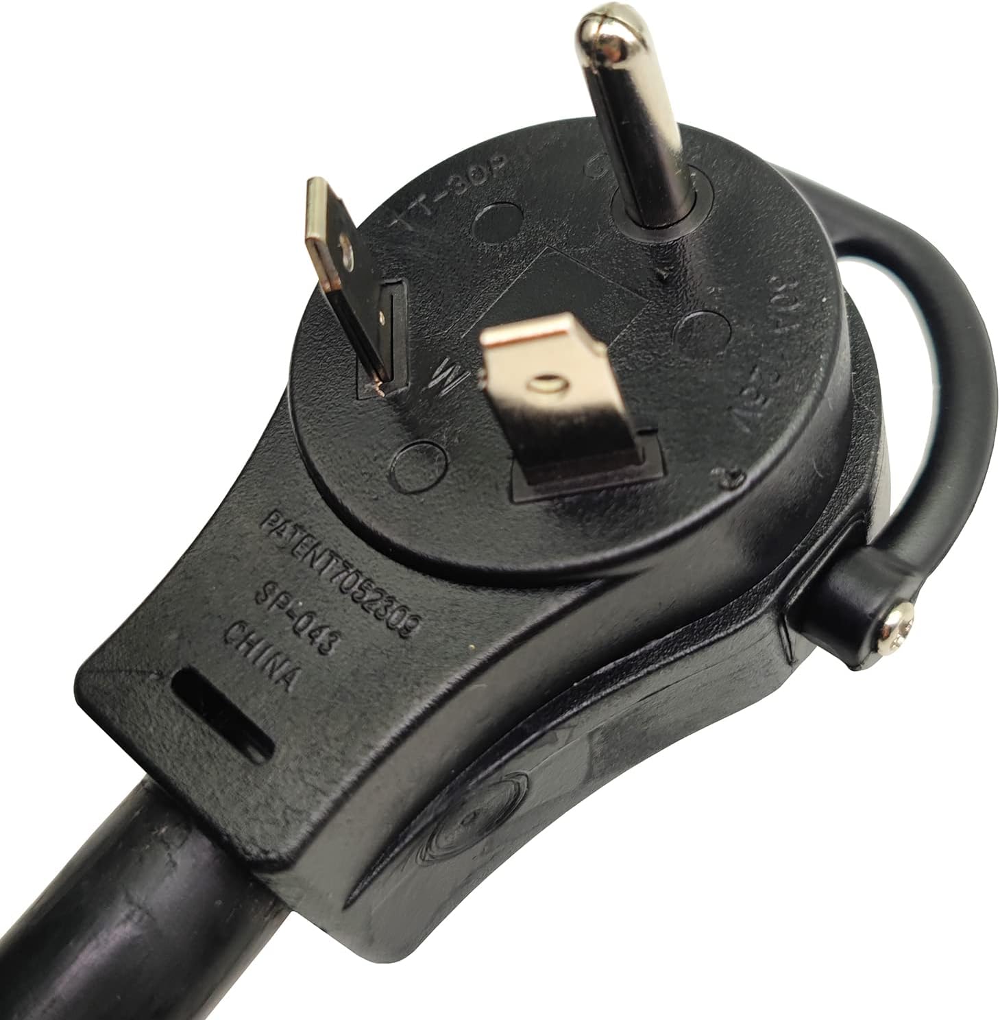 Parkworld RV 30A to Marine Shore Power 50A Extension Cord Adapter TT-30P to SS2-50R (25FT)