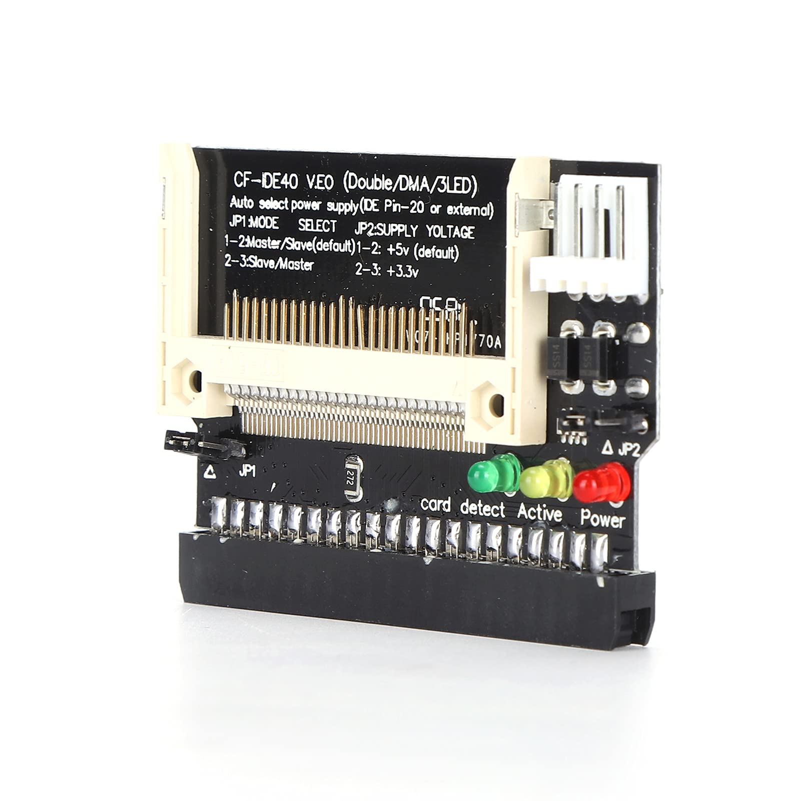 Shop : IDE-2-CF Compact Flash Adapter (40 Pin, Female, Horizontaal) - / Flashfloppy Support
