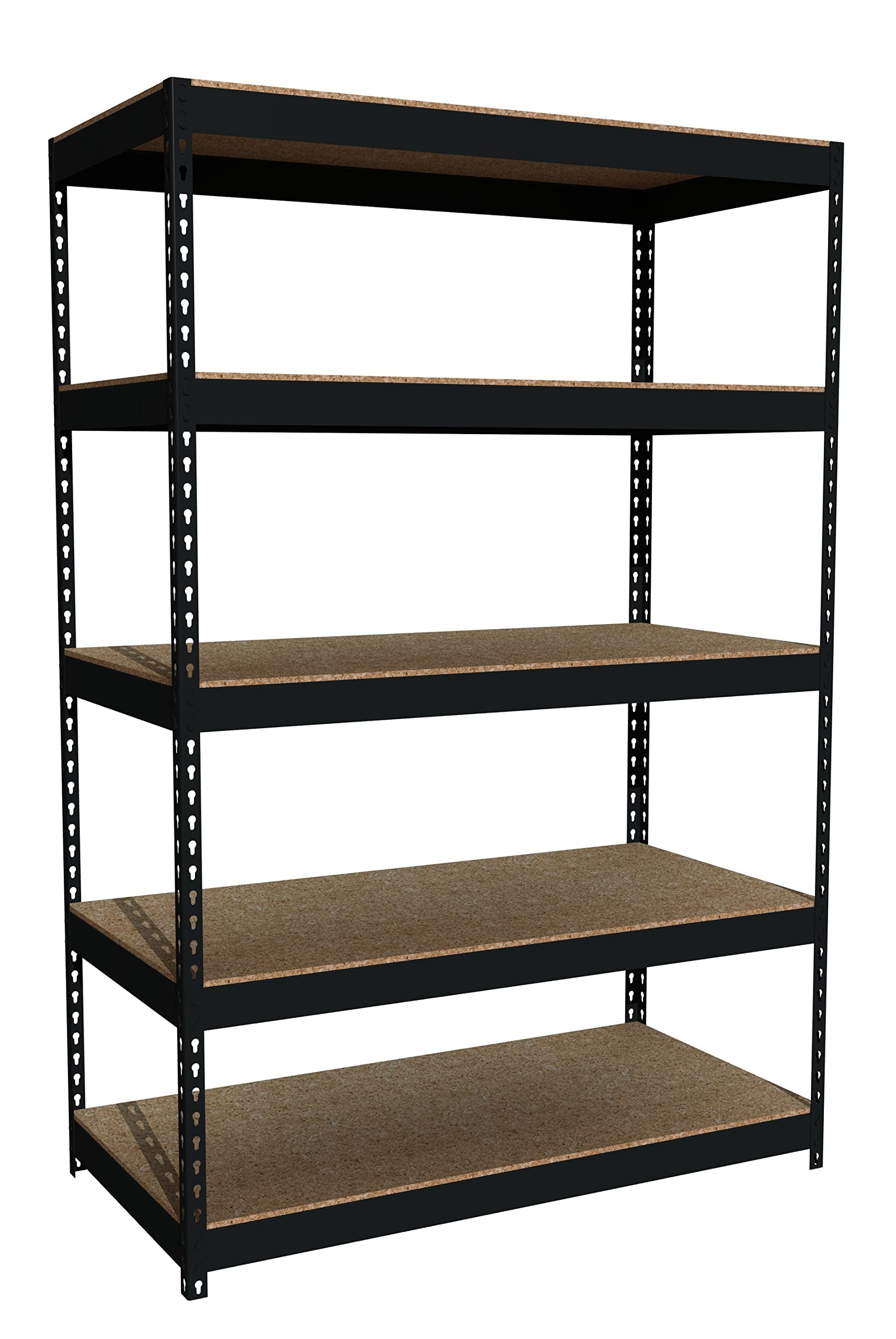 Office Dimensions Riveted Steel Shelving 5-Shelf Unit