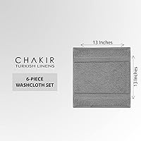 Vista 227 de Chakir Turkish Linens Toallas turcas de alta calidad 100% algodón para baño, toallas de baño grandes de 30 x 60 pulgadas (4 piezas, beige)