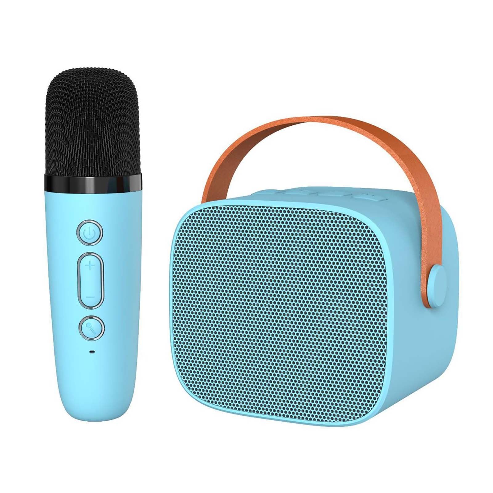 Zestaw do karaoke dla dzieci z mikrofonem, przenośny głośnik Bluetooth, zestaw do karaoke z tubą dużego kalibru 57 mm, głośnik zewnętrzny Zestaw mikrofonów do telefonu komórkowego na imprezę rodzinną
