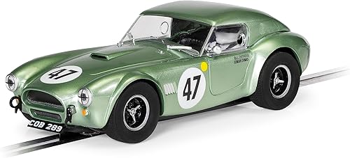 Scalextric 1963 AC Shelby Cobra 289 Bill Shepherd # 47 COB289 132 Slot Race Car C4338