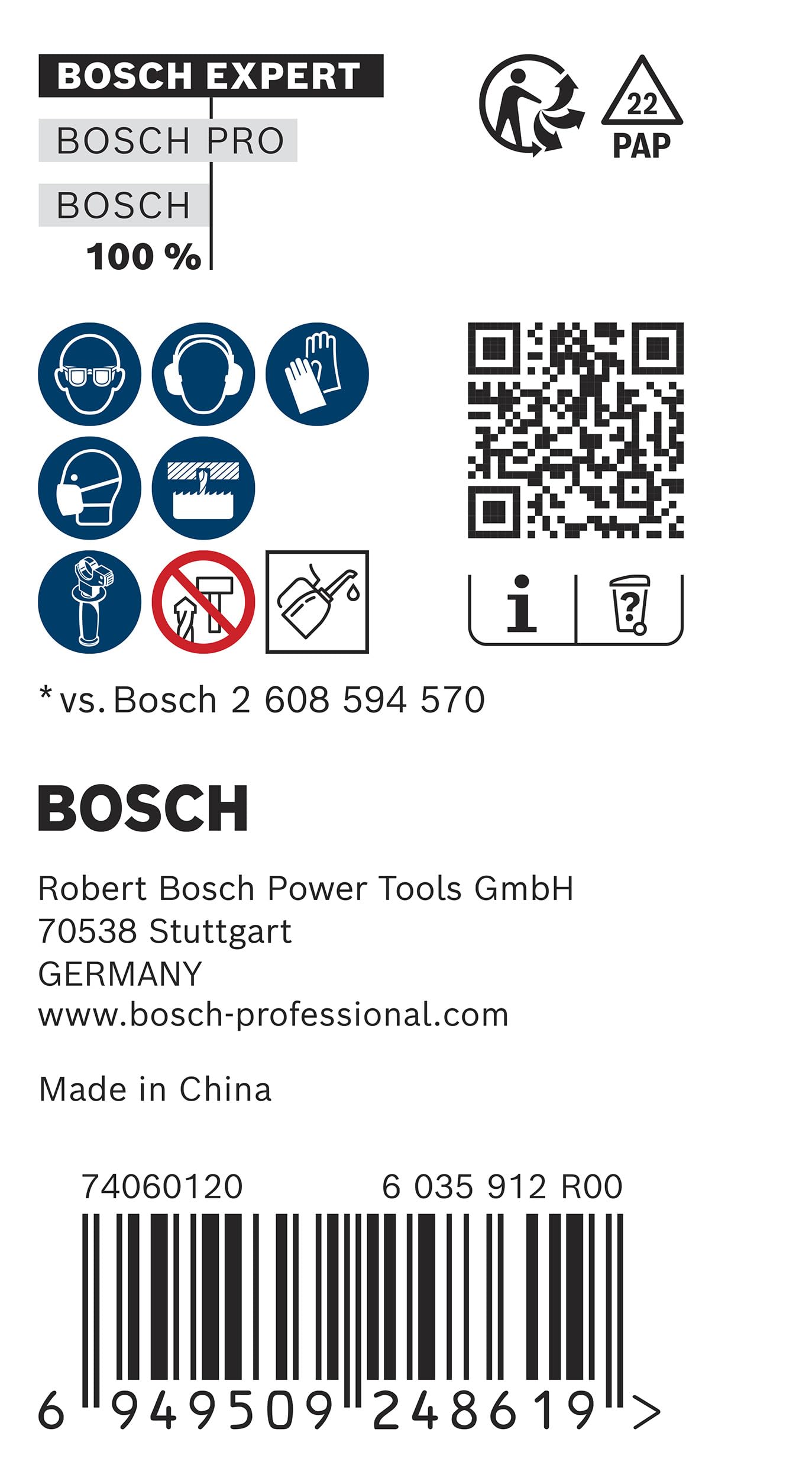 Bosch 6x Coffret universel de scies trépans EXPERT Sheet Metal PC Plus (pour Tôles en acier inoxydable, Tôles en acier, Ø 22-32 mm, Professional Accessoire Perceuses)