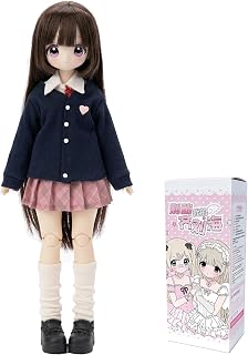 TheWave ブラインドドール ぱっつん前髪シリーズ ブラインドボックス BJD ドール 1/6 高24cm アニメ風 可動フィギュア 球体関節人形 | 専用スタンド付属，アルミワイヤー骨格内蔵，レジン素材のある質感，自由な着せ替え，コレクションに最適, 特別なギフト,充実の付け替えパーツ