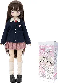 TheWave ブラインドドール ぱっつん前髪シリーズ ブラインドボックス BJD ドール 1/6 高24cm アニメ風 可動フィギュア 球体関節人形 | 専用スタンド付属，アルミワイヤー骨格内蔵，レジン素材のある質感，自由な着せ替え，コレクションに最適, 特別なギフト,充実の付け替えパーツ