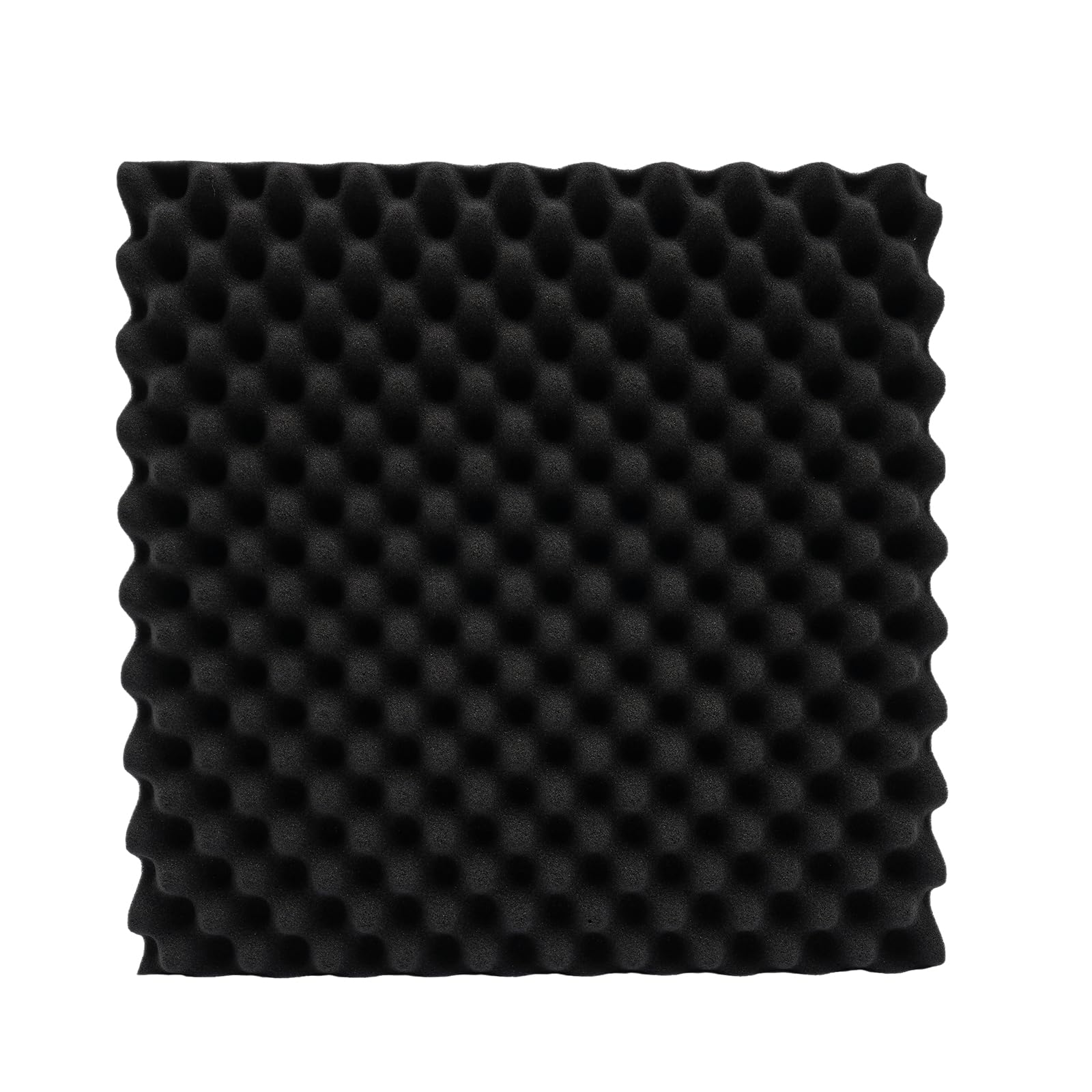 Akustikschaumstoff Polyurethan 50x50x5cm,Akustikschaumstoff Raum Akustik Schall Dämmung Schutz,Anthrazit Raum Akustik Schall Dämmung Schutz,Feuerfest und schwer entflammbar, für KTVs,Bars (Schwarz)
