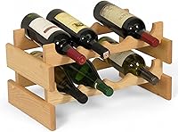 Vista 81 de Wooden Mallet, Botellero Dakota negro de 3 botellas