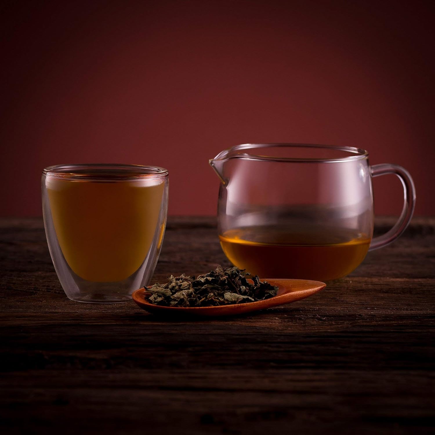 Herbal Tea Gift Box Tealover - Loose tea for true tea lovers - Gourmet specialty - Infusion Selection Basket - Camomile 20g Passion Flower 30g Peppermint 10g Lemon Grass 20g Rooibos 30g