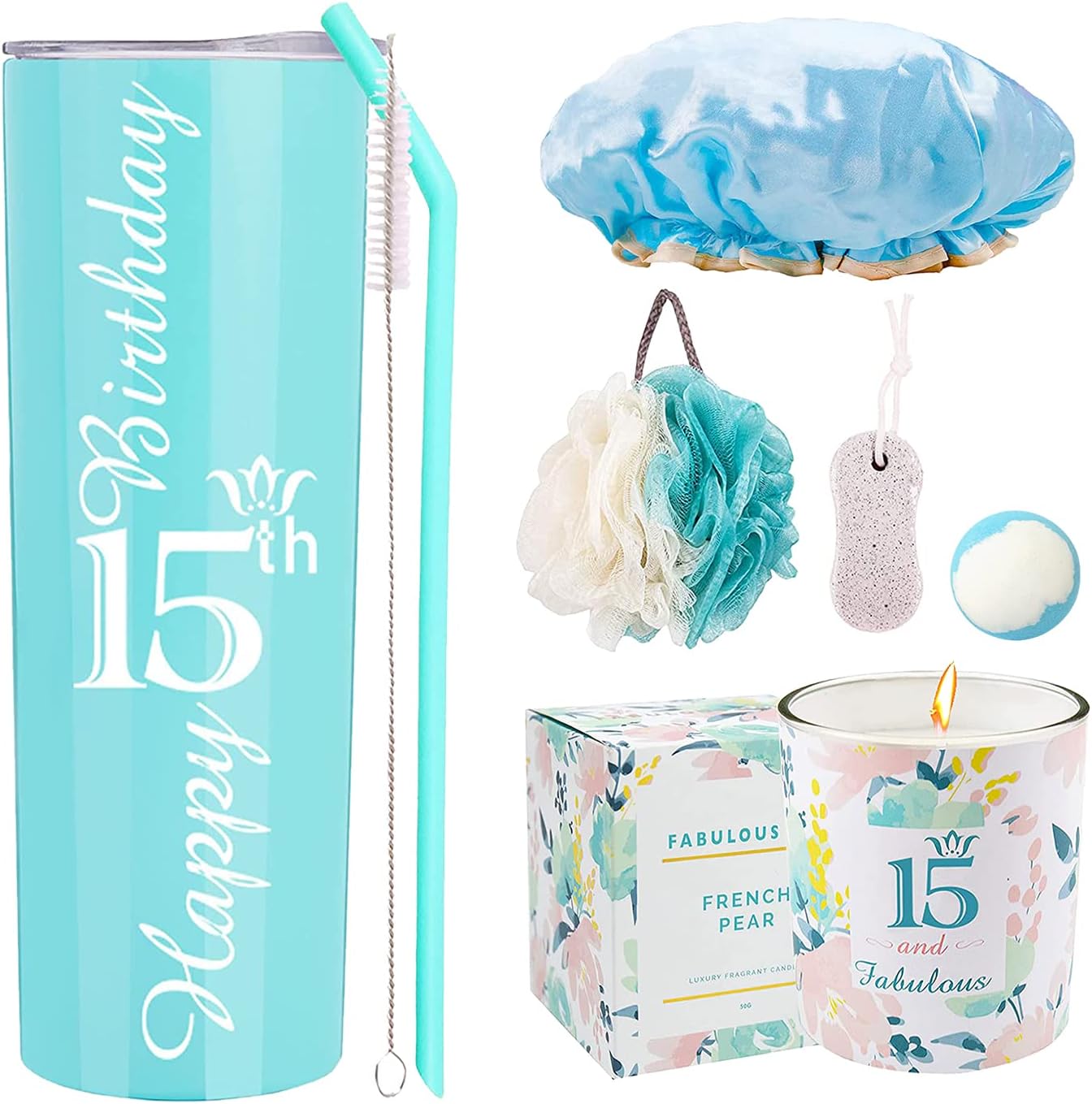 15th Birthday Gifts for Girl, Happy 15th Birthday, 15th Birthday Tumbler, Gifts for 15th Birthday Girl, 15th Birthday Decorations, Happy 15th Birthday Gift, 15th Birthday Party Supplies