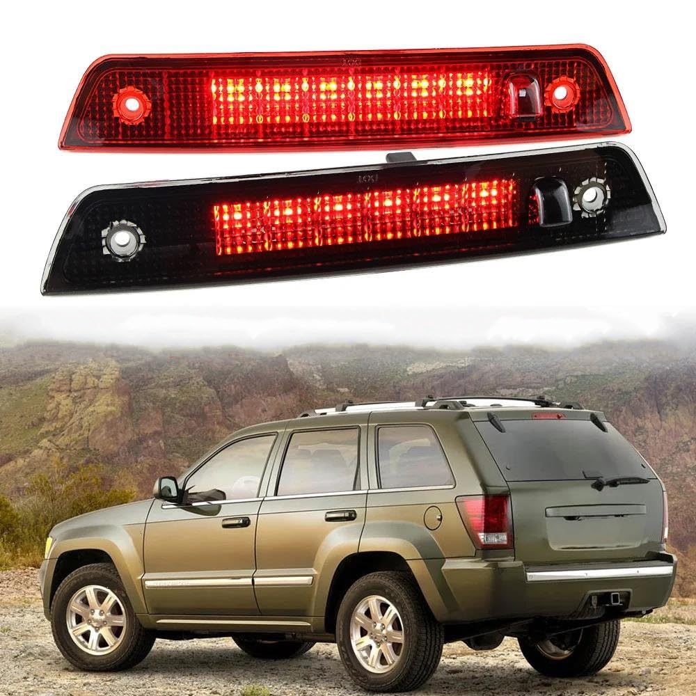 Troisième Feu Stop LED Pour Jeep Grand Cherokee 2005-2010 - Remplace 55156389AC, étanche IP65